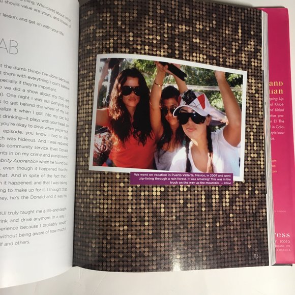 Kardashian Konfidential by Kourtney Khloe Kim Kardashian HC Book w/ DJ 2010 - Picture 10 of 14